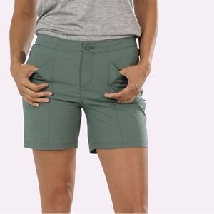 Patagonia Women's Muted Slate Blue High Spy Shorts - 6” inseam